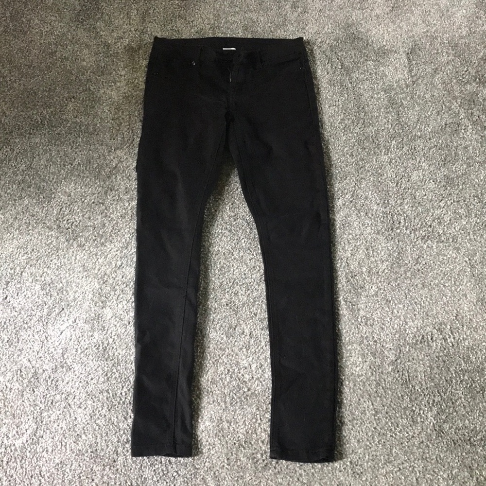 Black ink jeans